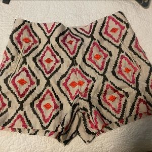 Ann Taylor embroidered shorts